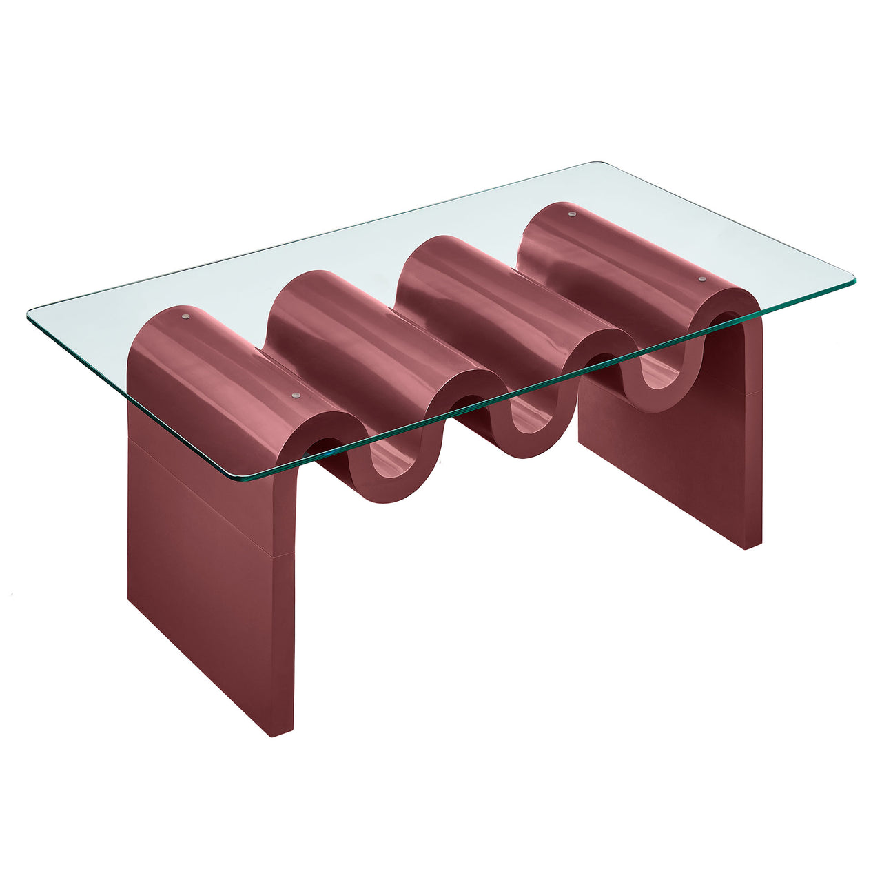 Dancing Coffee Table, Burgundy