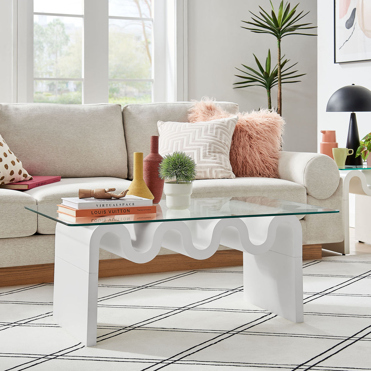 Dancing Coffee Table, White