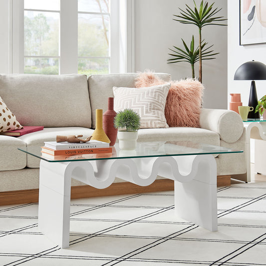 Dancing Coffee Table, White