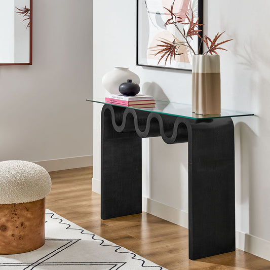 Dancing Console Table, Black