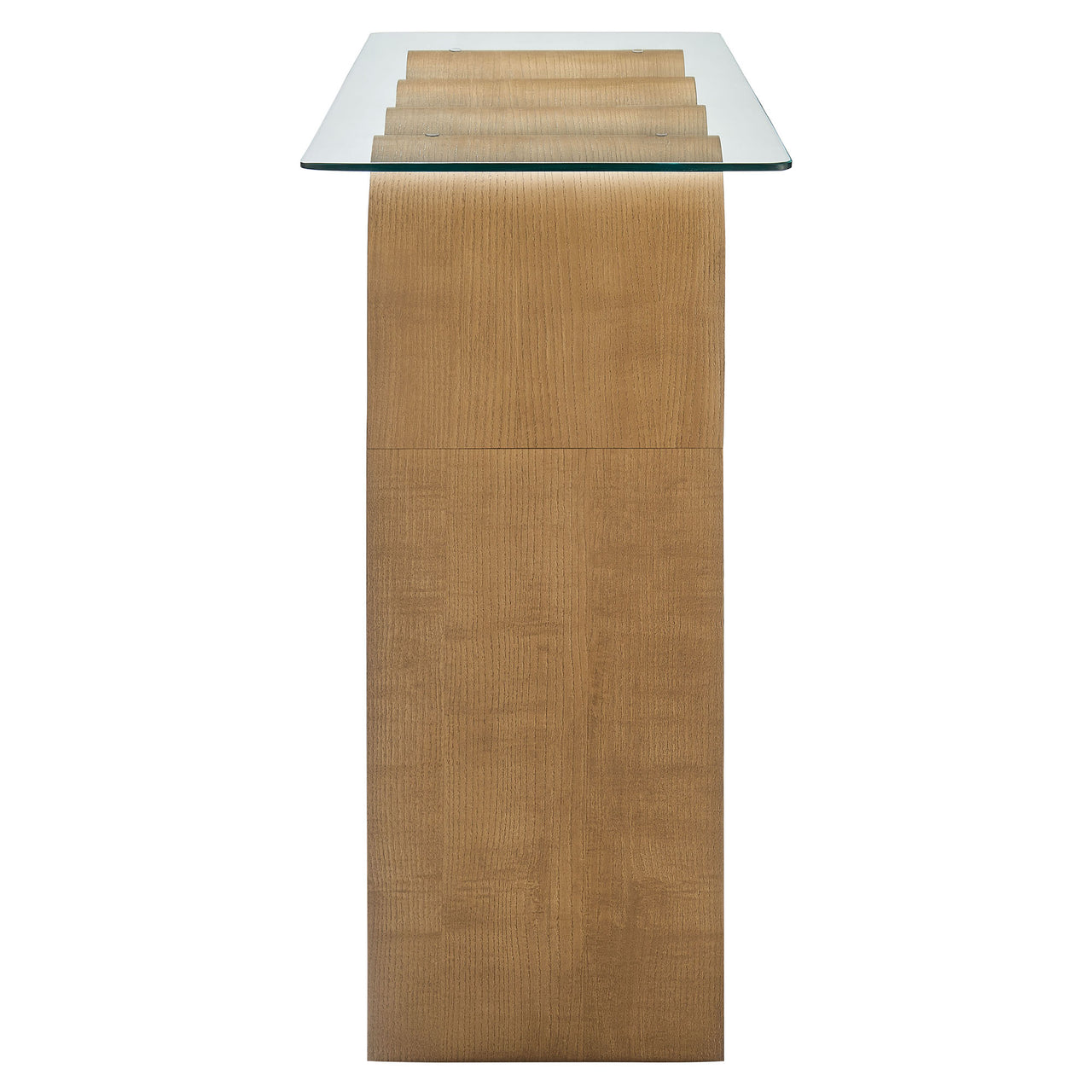 Dancing Console Table, Natural Wood