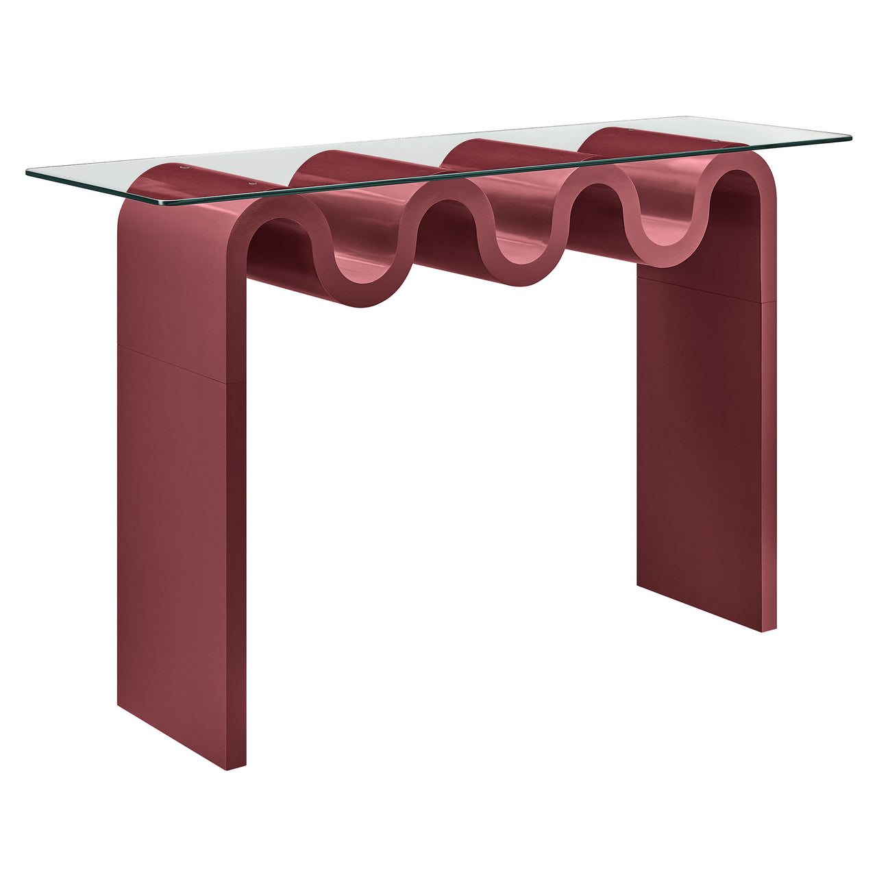 Dancing Console Table, Burgundy