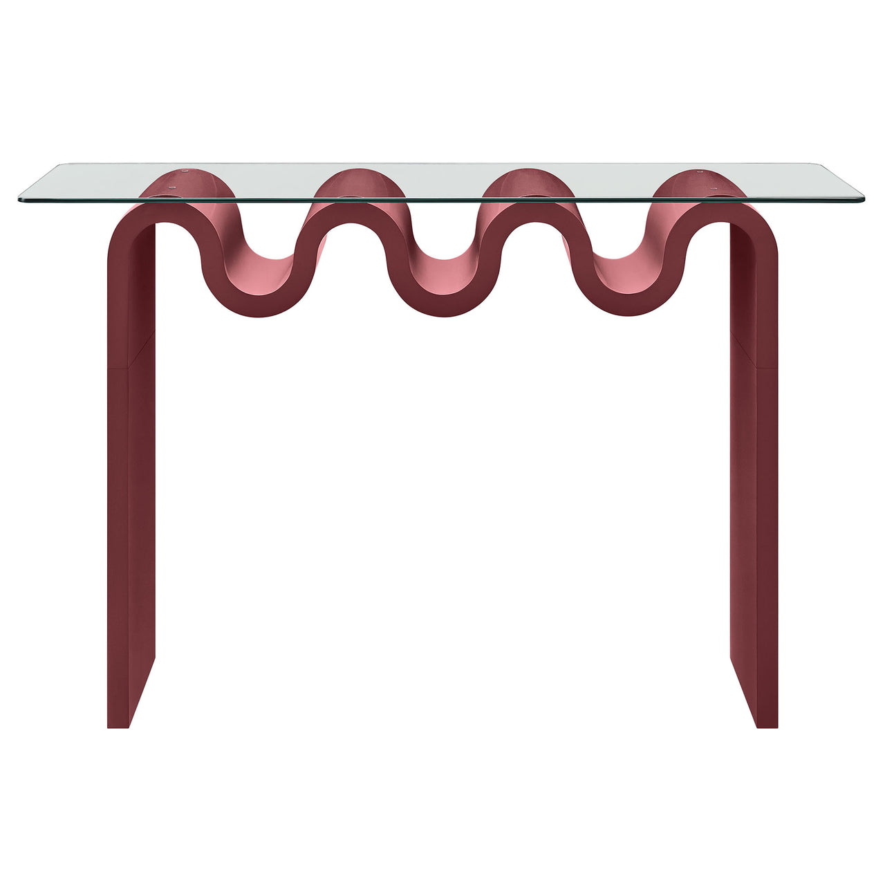 Dancing Console Table, Burgundy