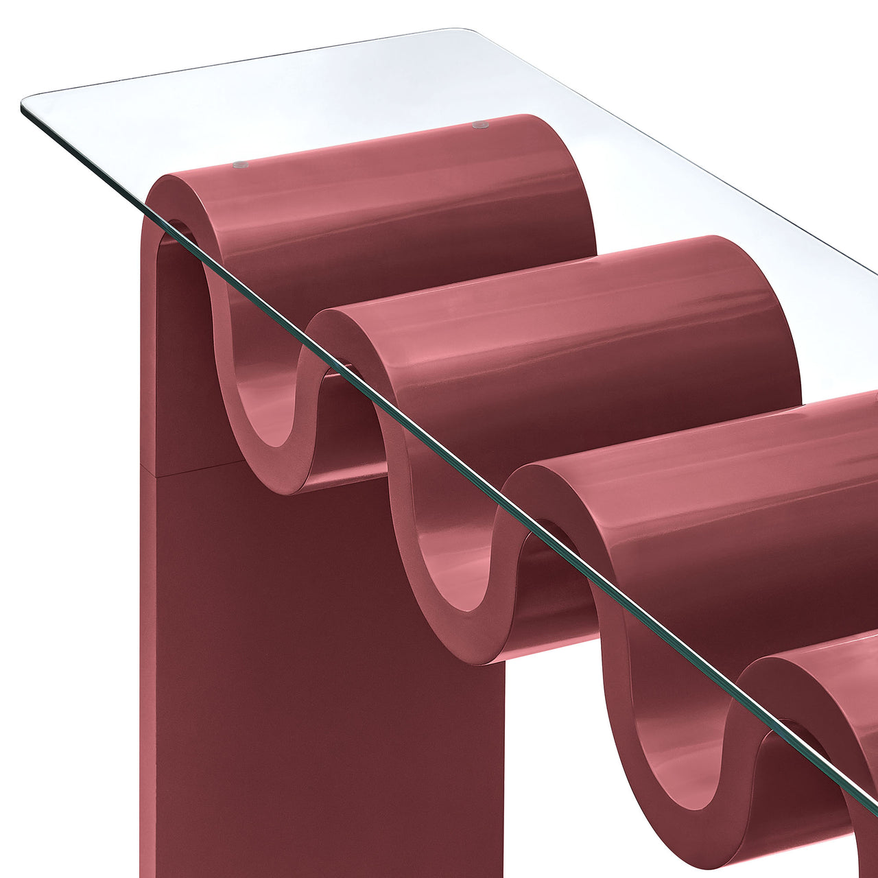 Dancing Console Table, Burgundy
