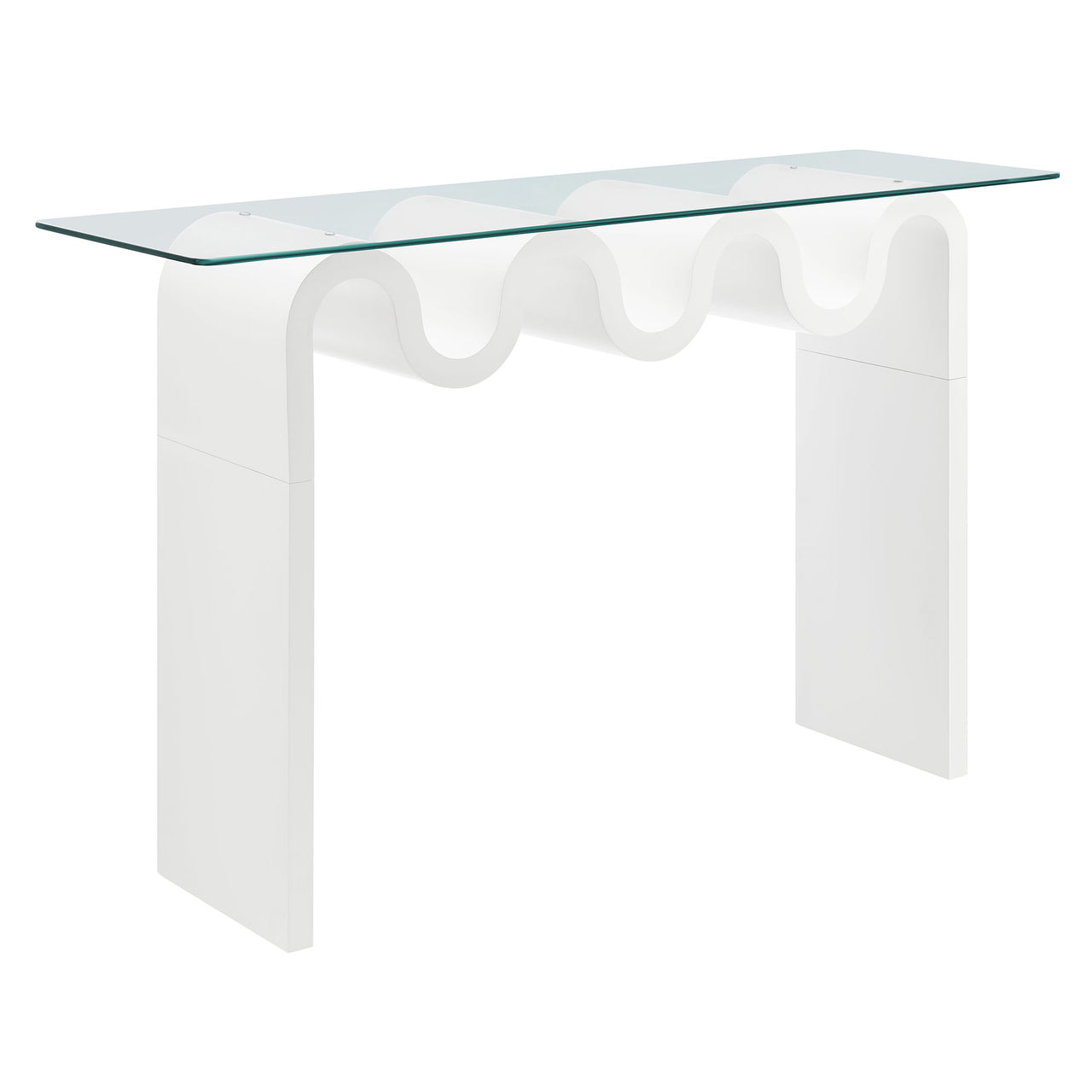 Dancing Console Table, White