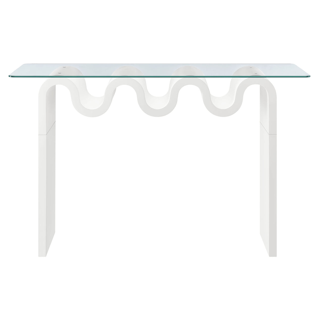 Dancing Console Table, White