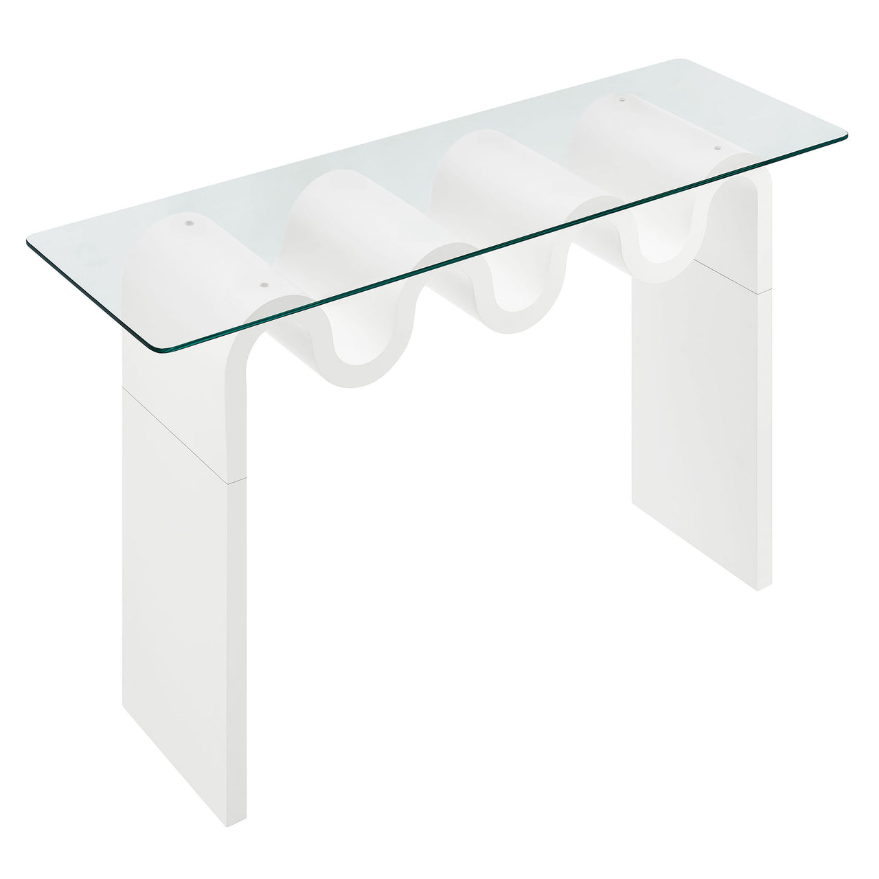 Dancing Console Table, White