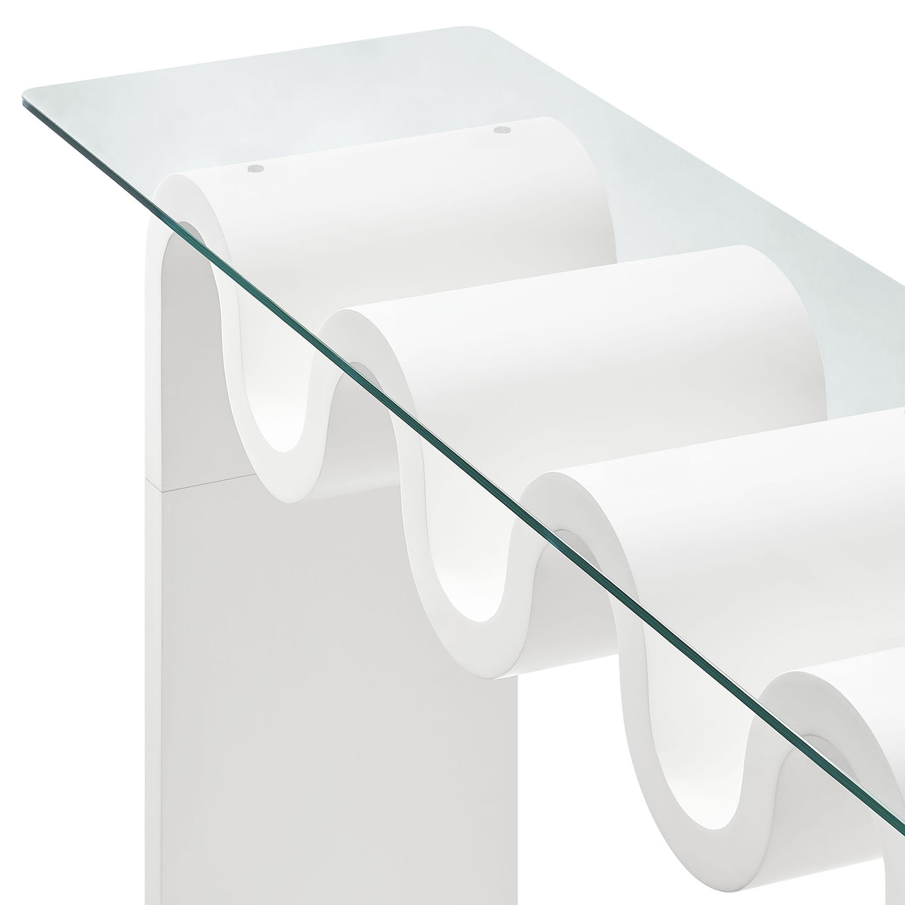 Dancing Console Table, White