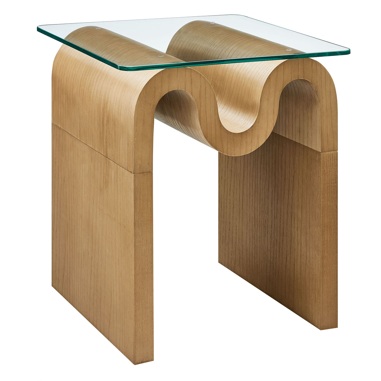 Dancing Side Table, Natural Wood