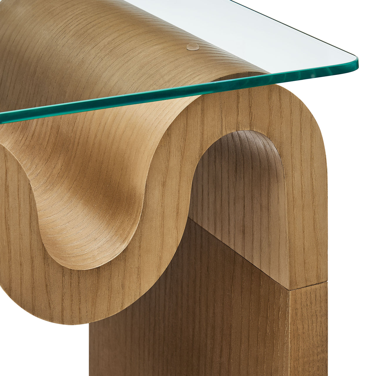 Dancing Side Table, Natural Wood