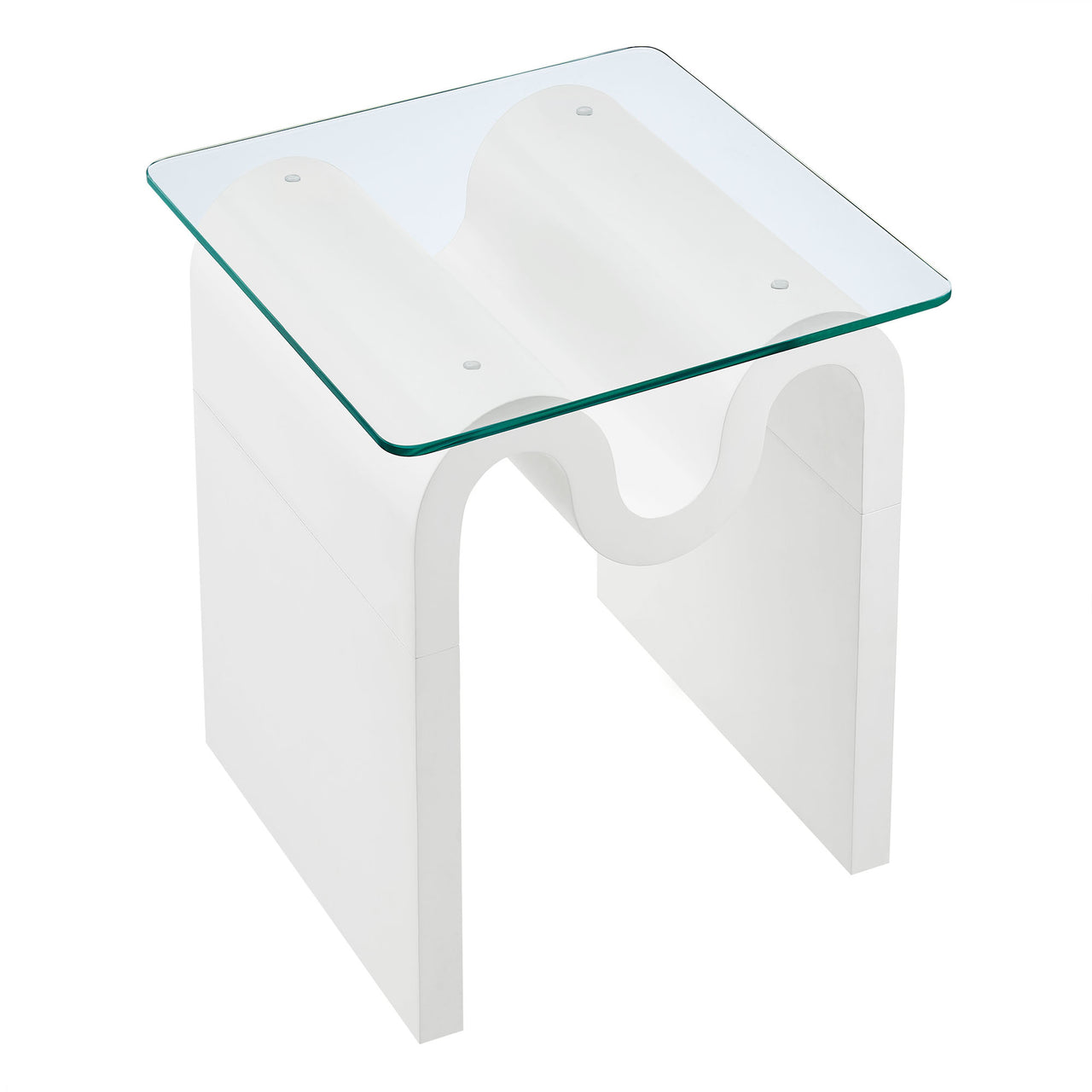 Dancing Side Table, White