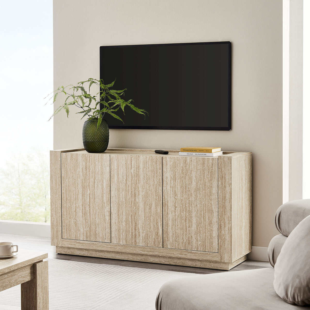 Terava Sideboard, Travertine