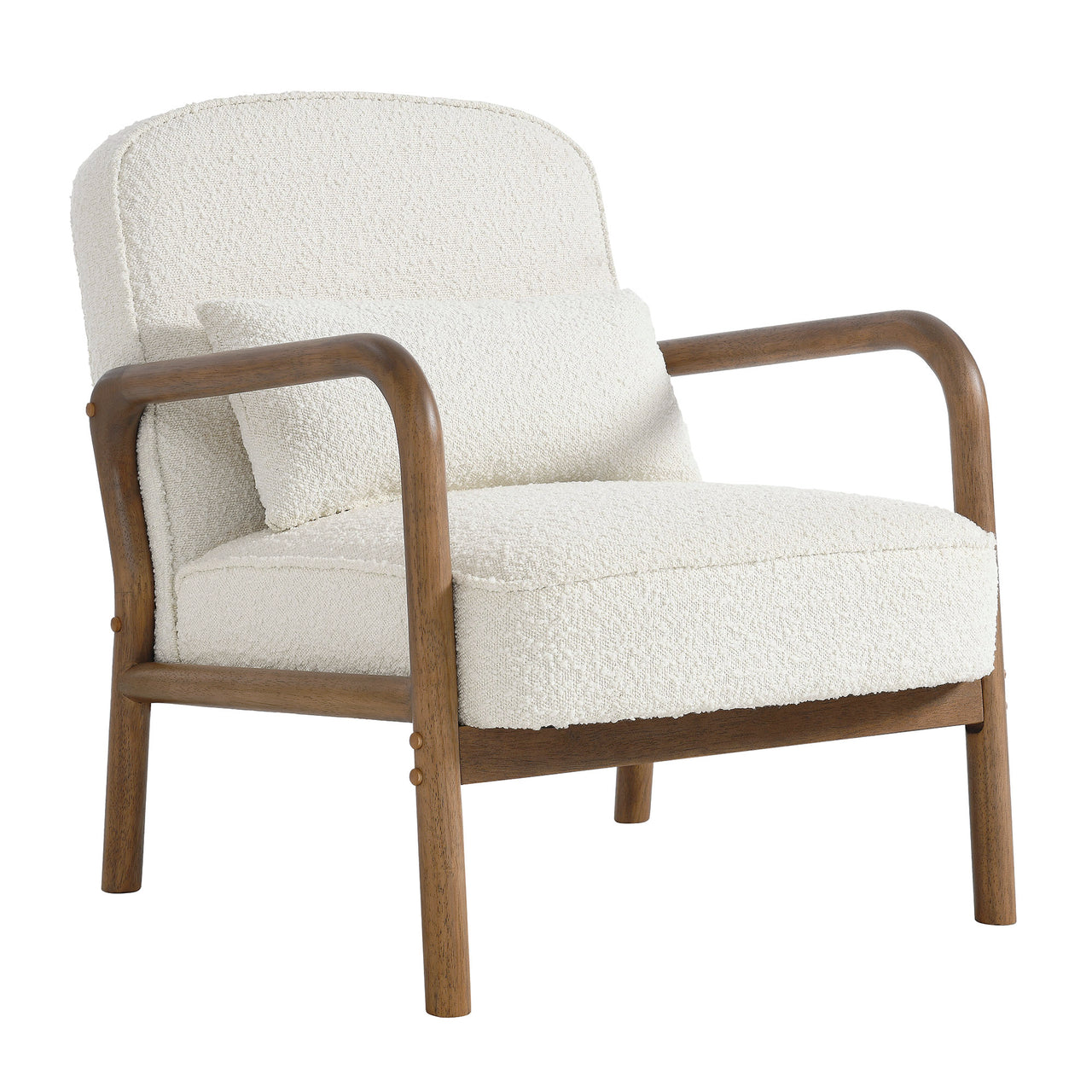 Faurien Boucle Armchair, Ivory