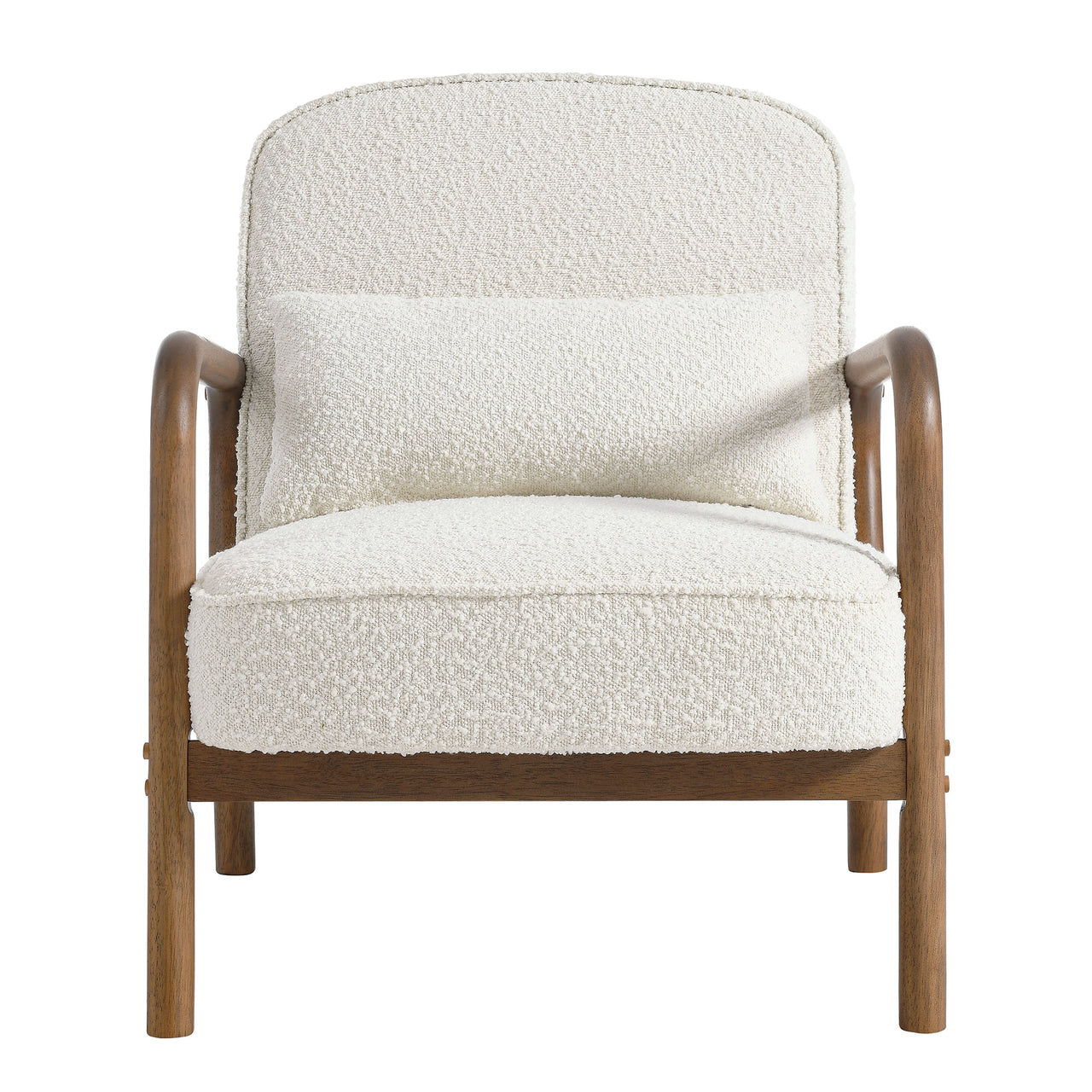 Faurien Boucle Armchair, Ivory