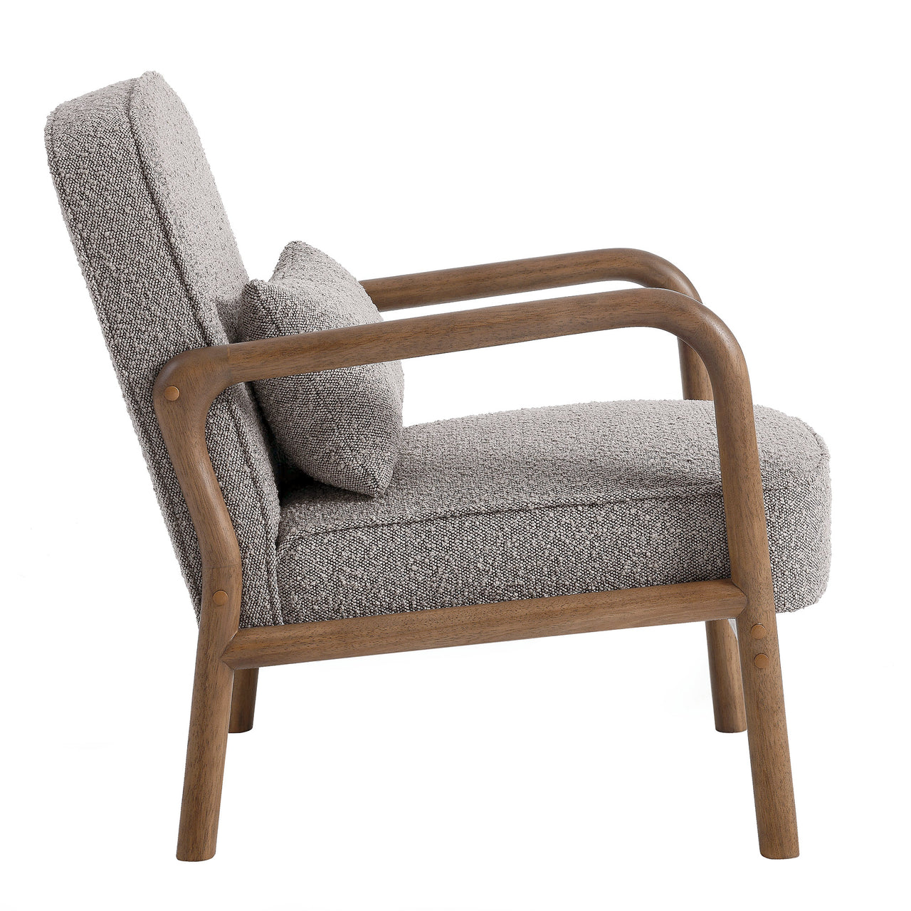 Faurien Boucle Armchair, Taupe