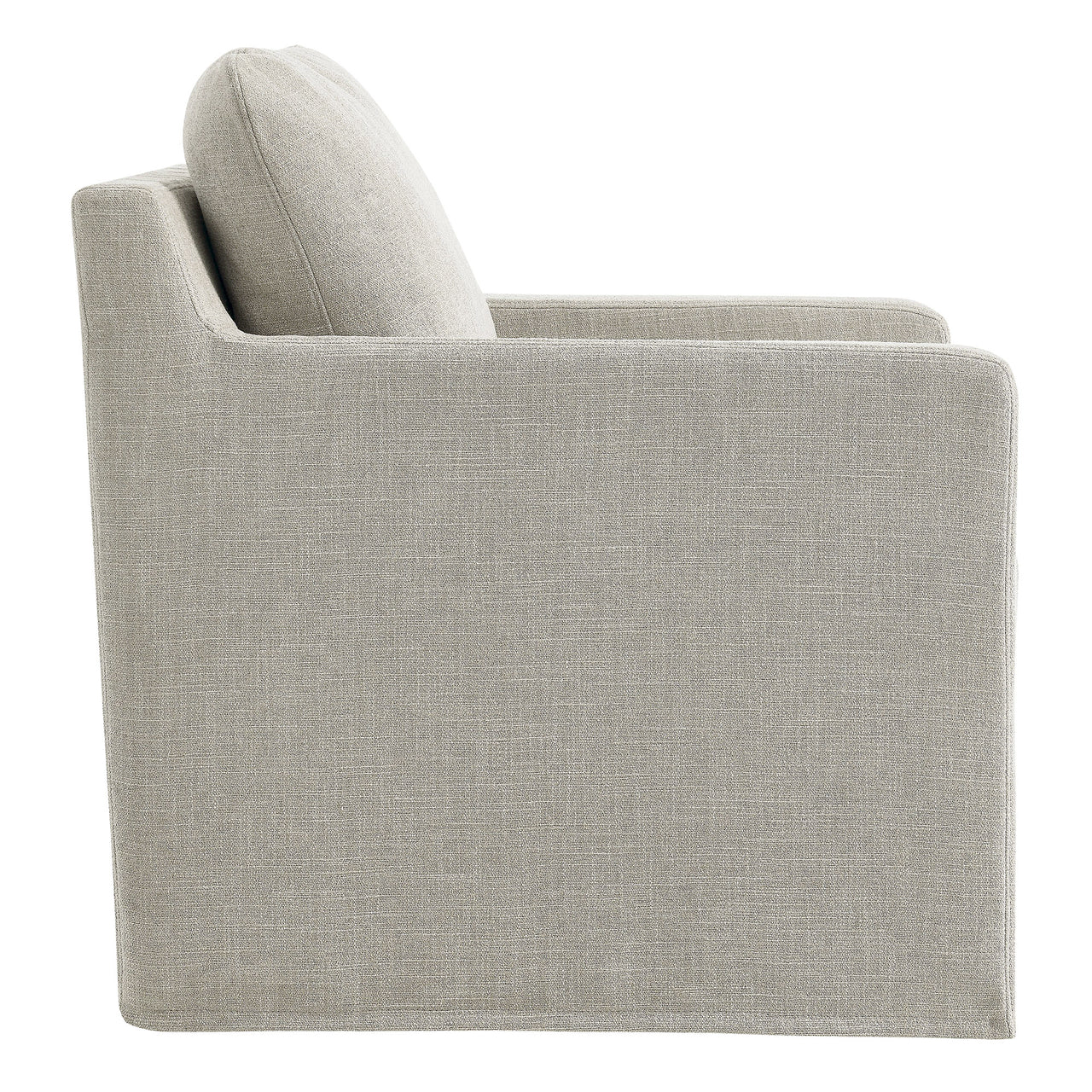 Monique Swivel Accent Chair, Linen