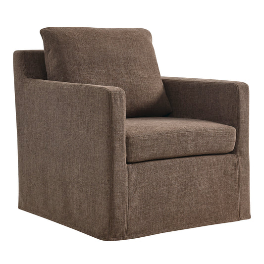 Monique Swivel Accent Chair, Mocha