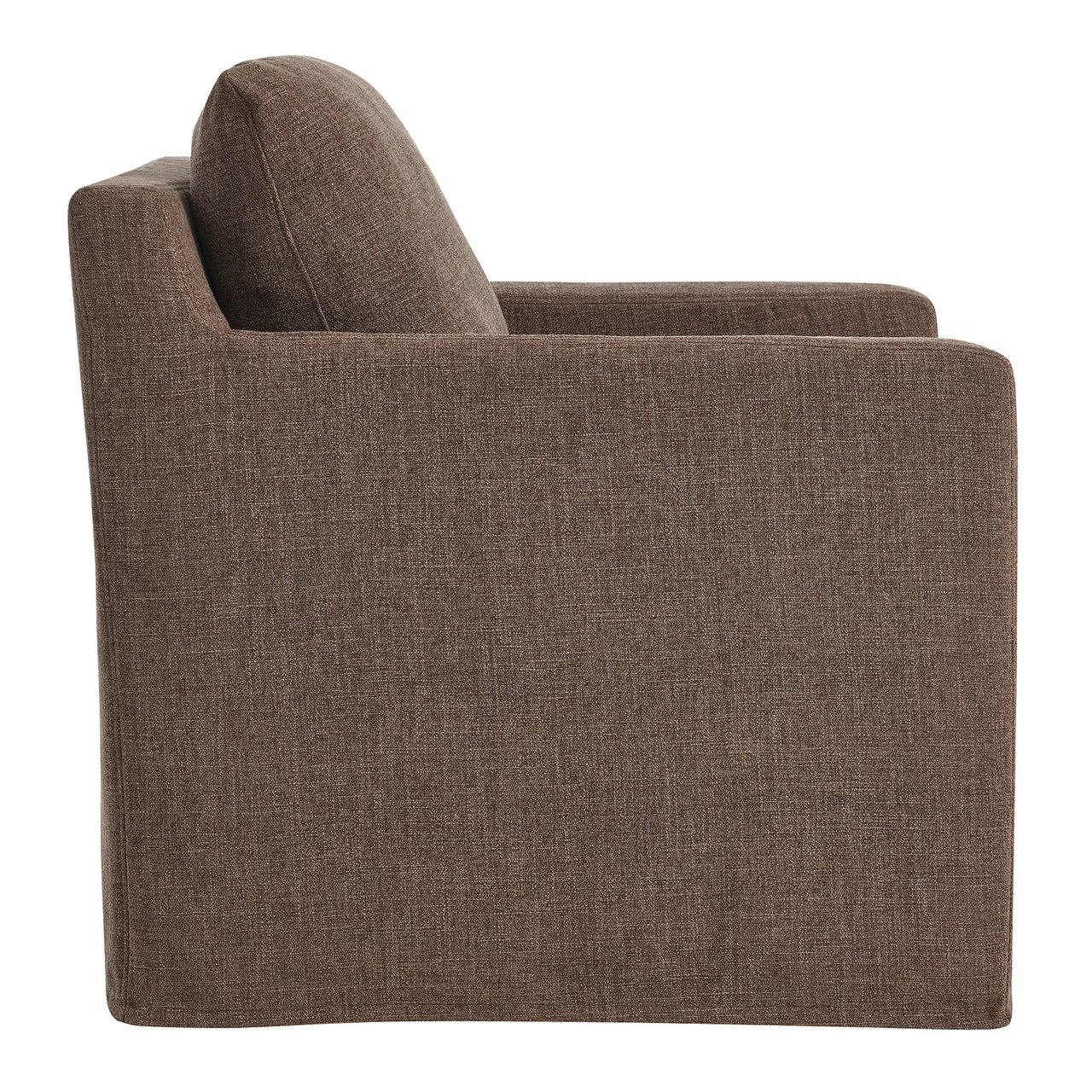 Monique Swivel Accent Chair, Mocha