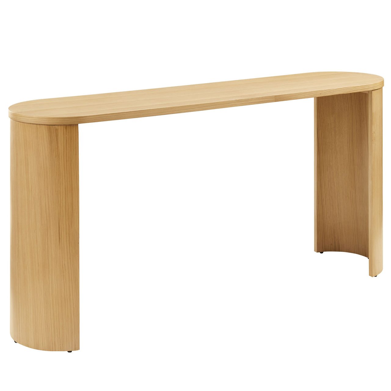 Gemini Console Table, Oak