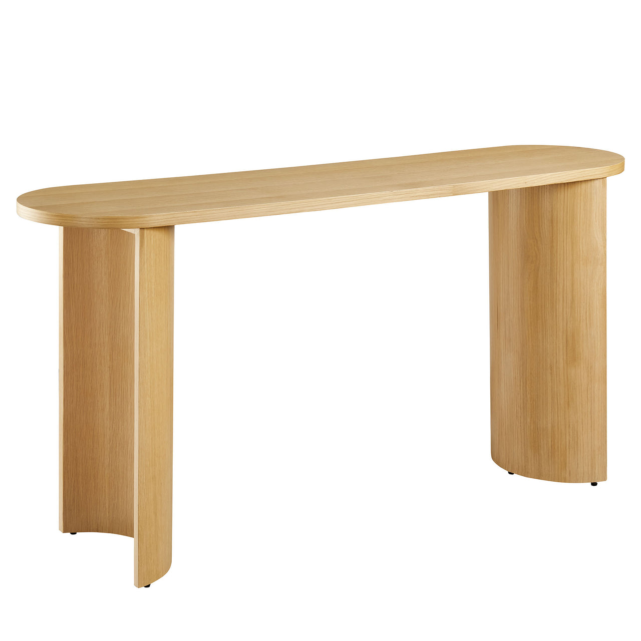 Gemini Console Table, Oak
