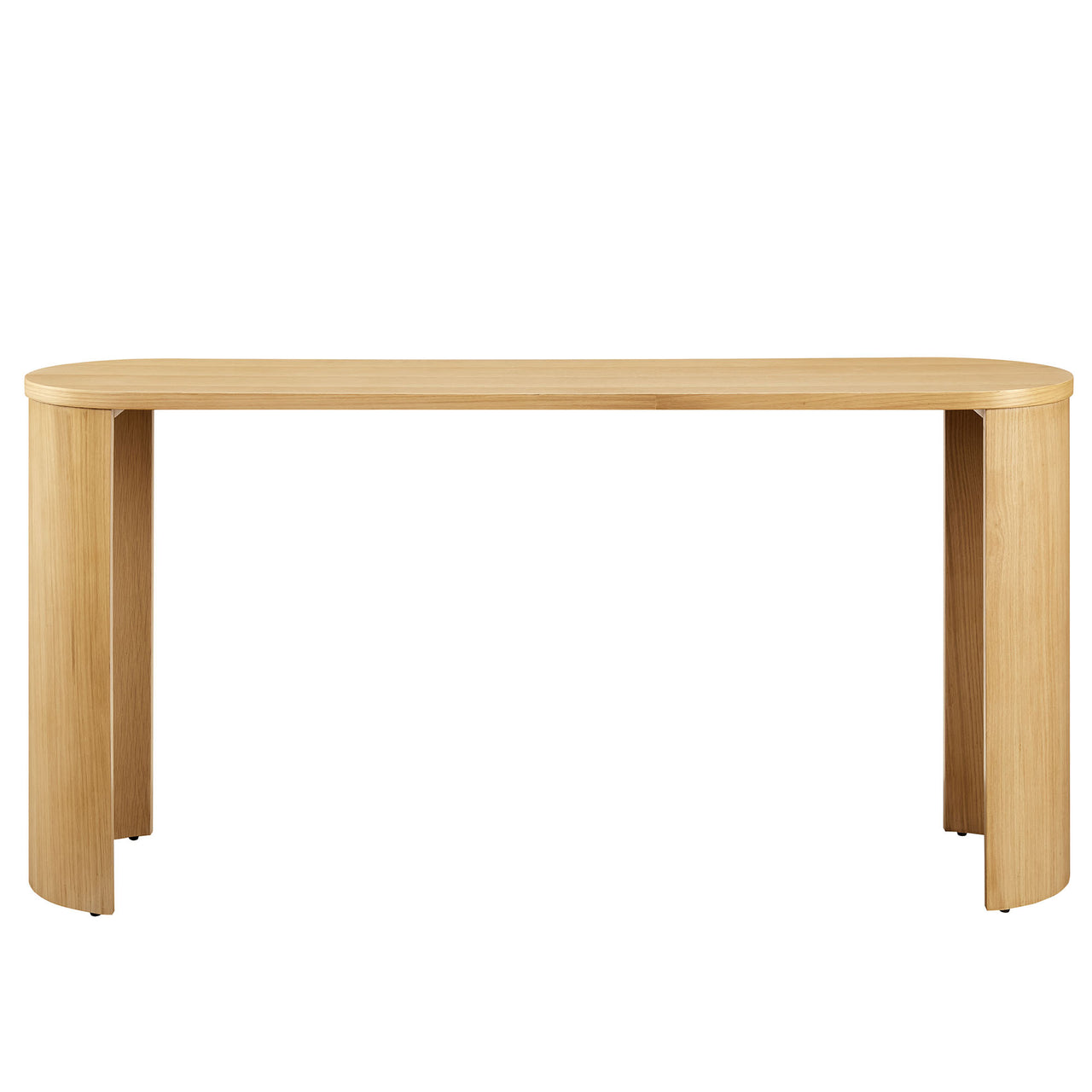 Gemini Console Table, Oak