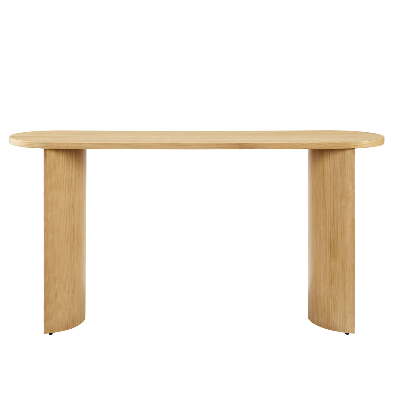 Gemini Console Table, Oak