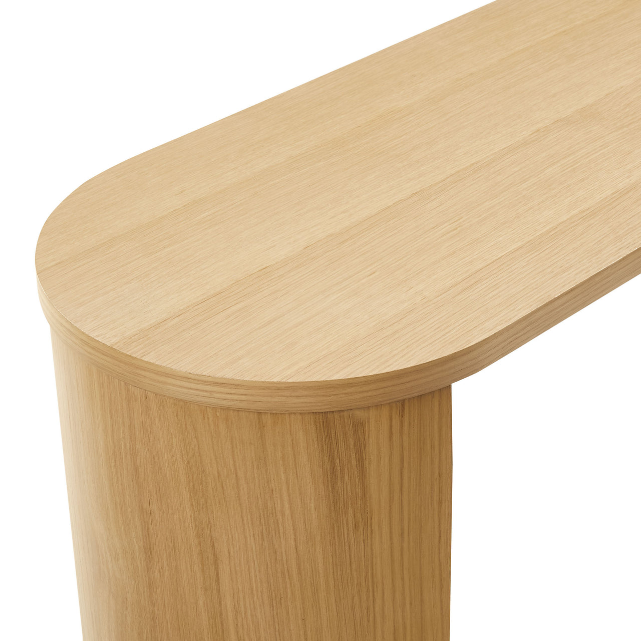 Gemini Console Table, Oak