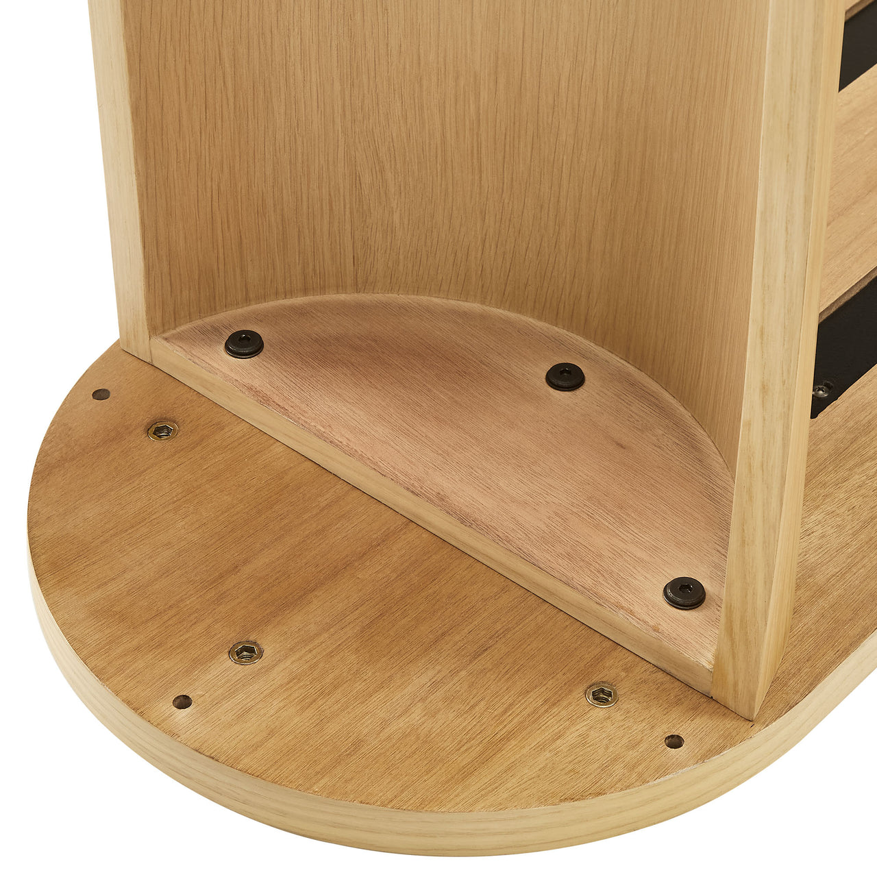 Gemini Console Table, Oak