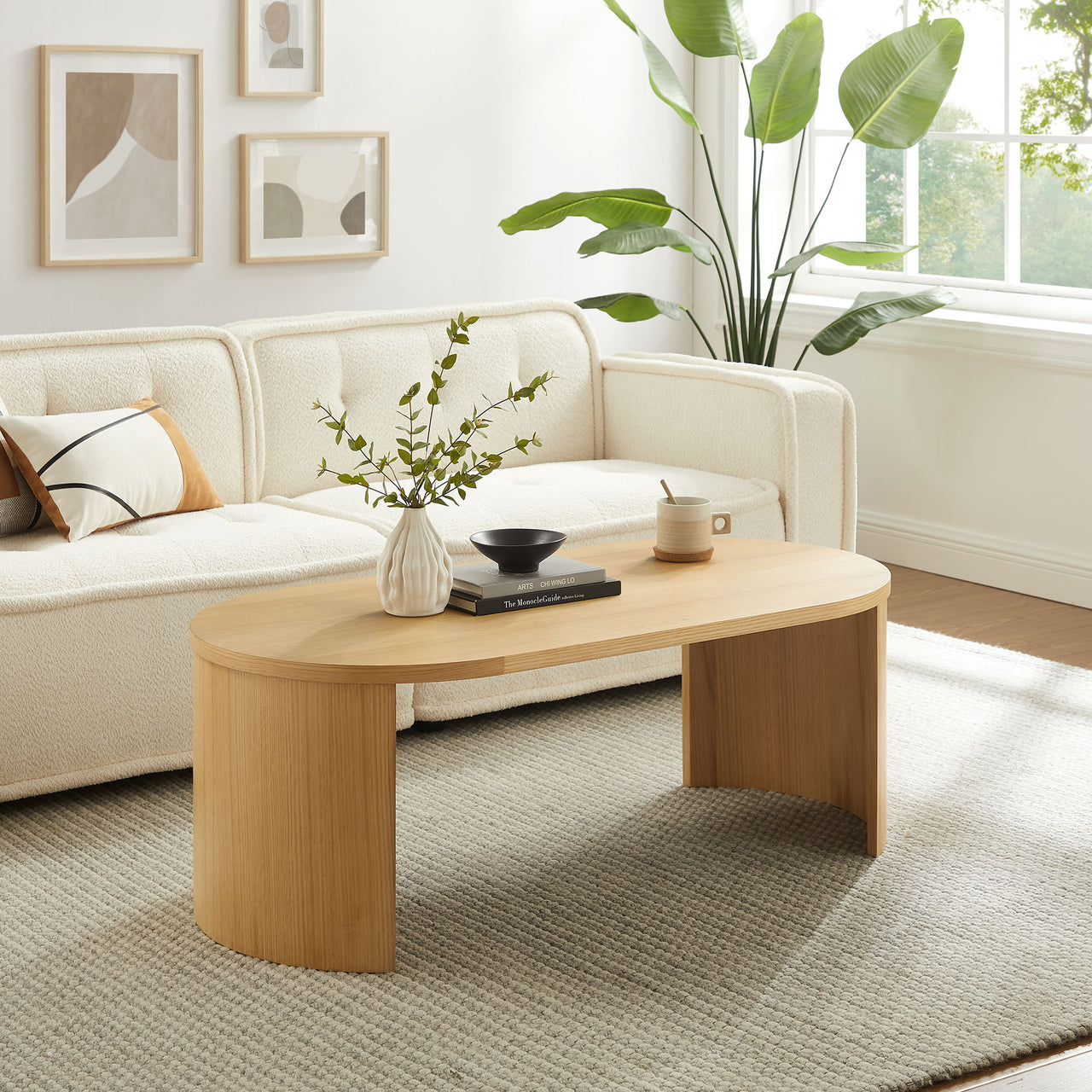 Gemini Coffee Table, Oak