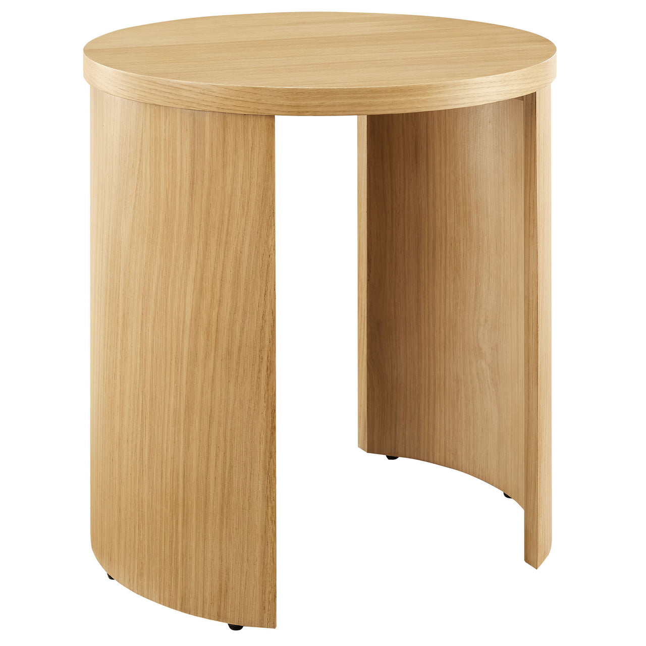 Gemini End Table, Oak