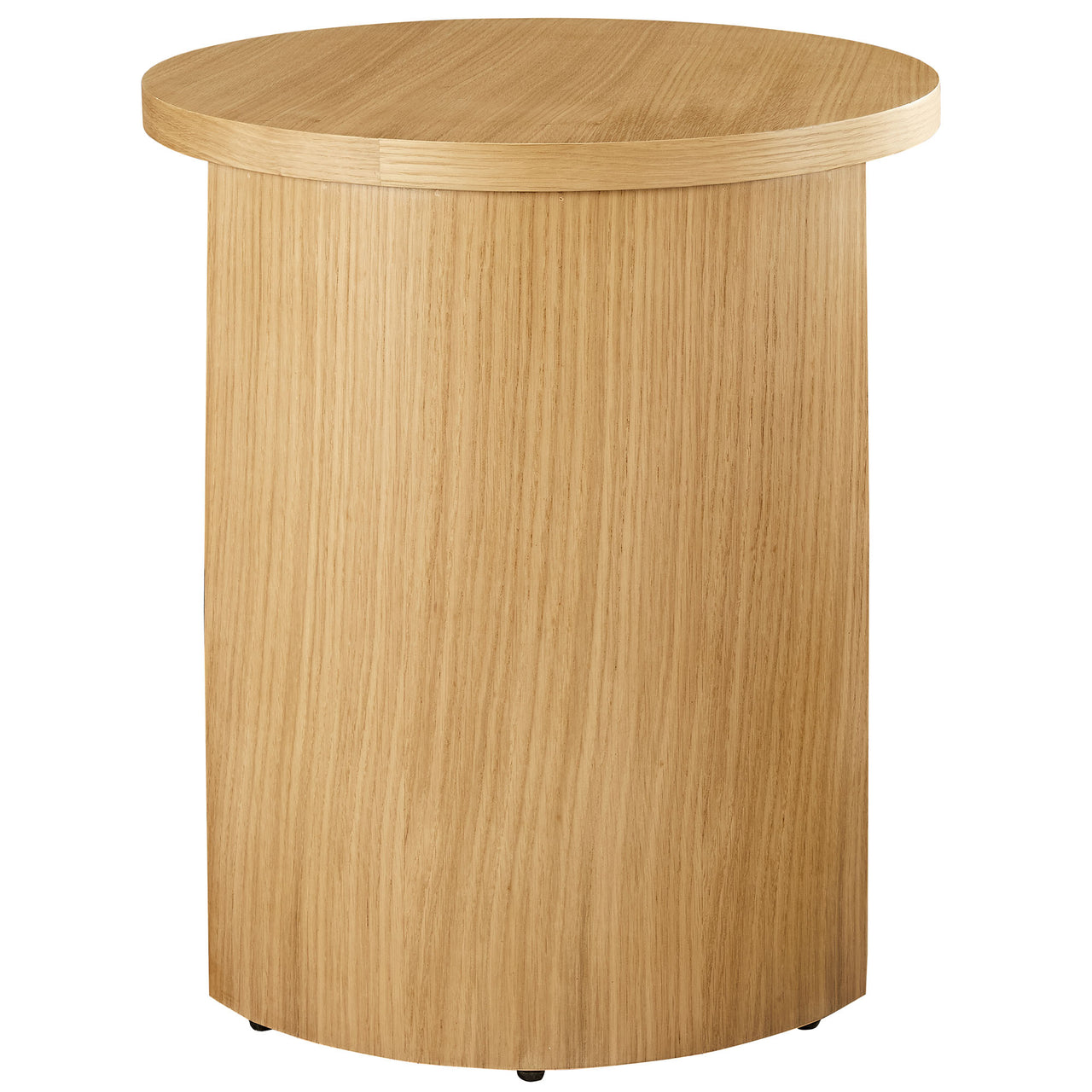Gemini End Table, Oak