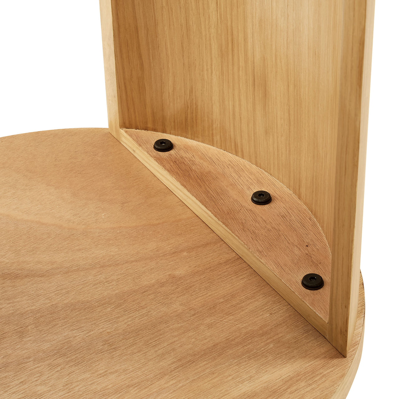 Gemini End Table, Oak