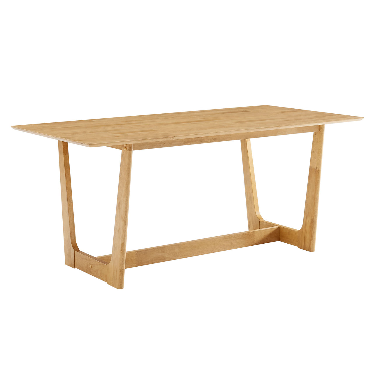 Hephaestus Rectangular Dining Table, Natural Wood