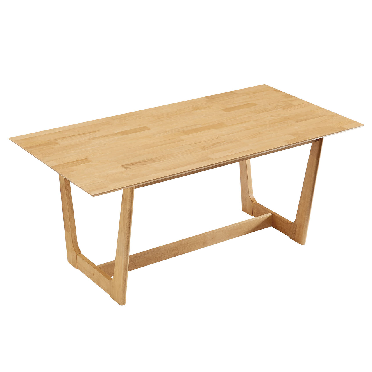 Hephaestus Rectangular Dining Table, Natural Wood