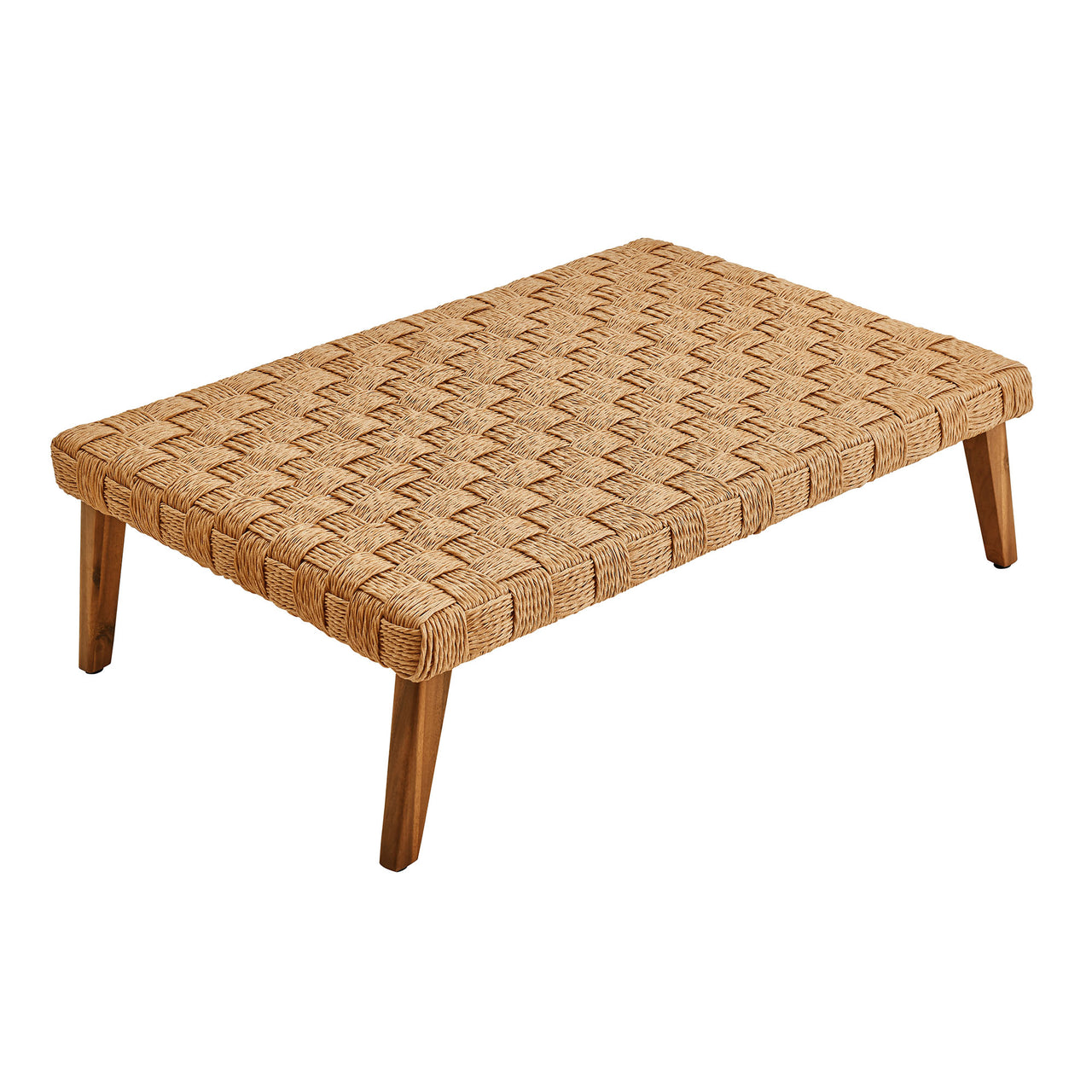 Theseus Alfresco Coffee Table, Natural Wood