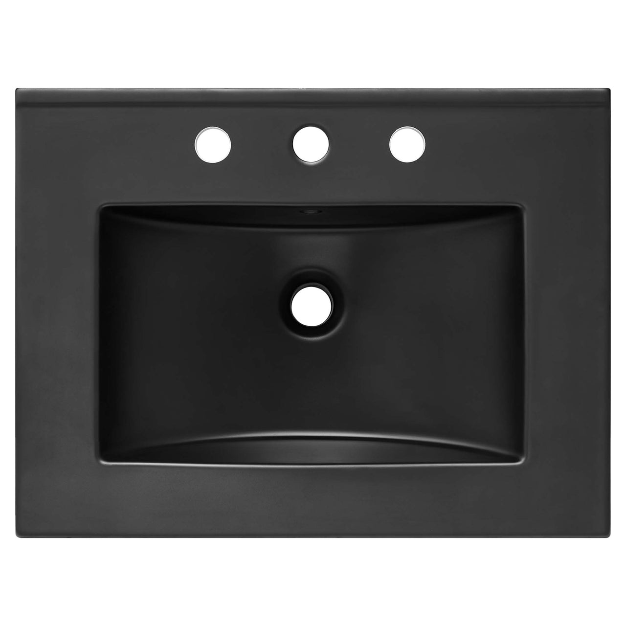 Ventra Floating Double Sink Vanity Unit, XXL, Walnut & Black