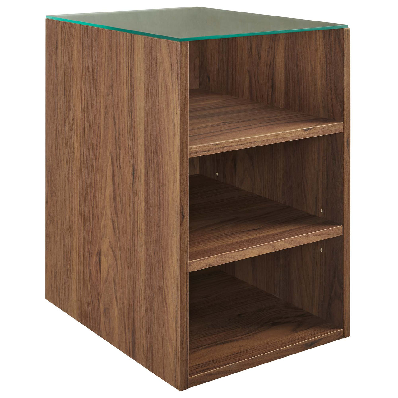 Ventra Floating Double Sink Vanity Unit, XXL, Walnut & White