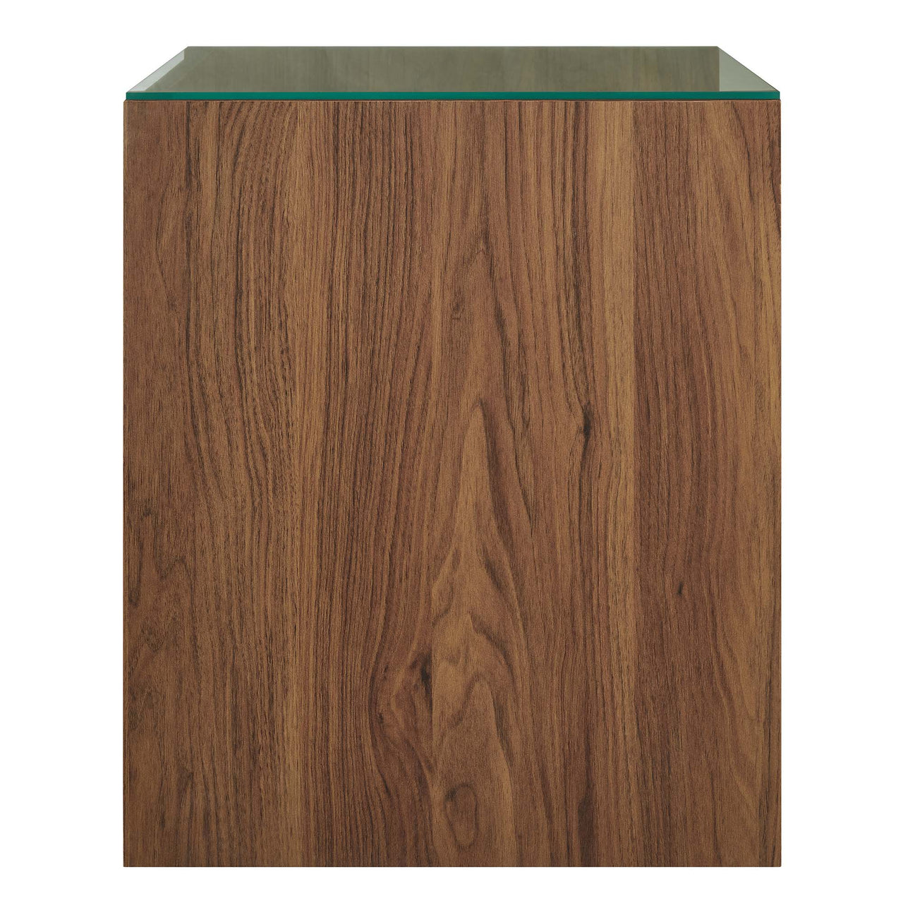 Ventra Floating Double Sink Vanity Unit, XXL, Walnut & White