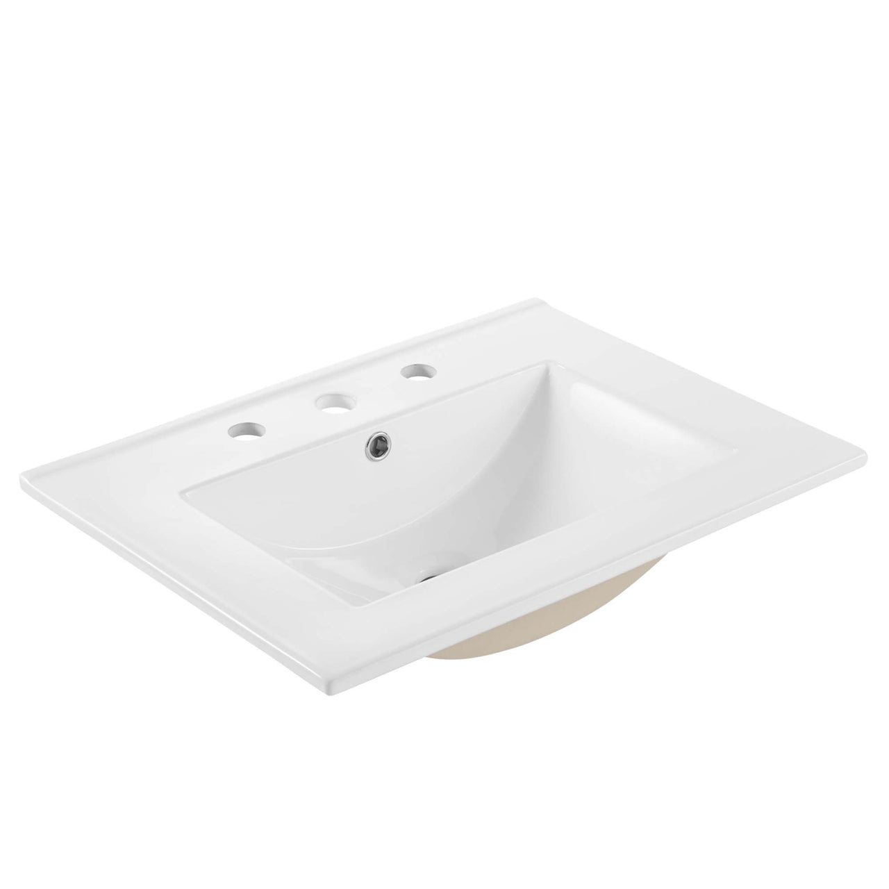 Ventra Floating Double Sink Vanity Unit, XXL, Walnut & White