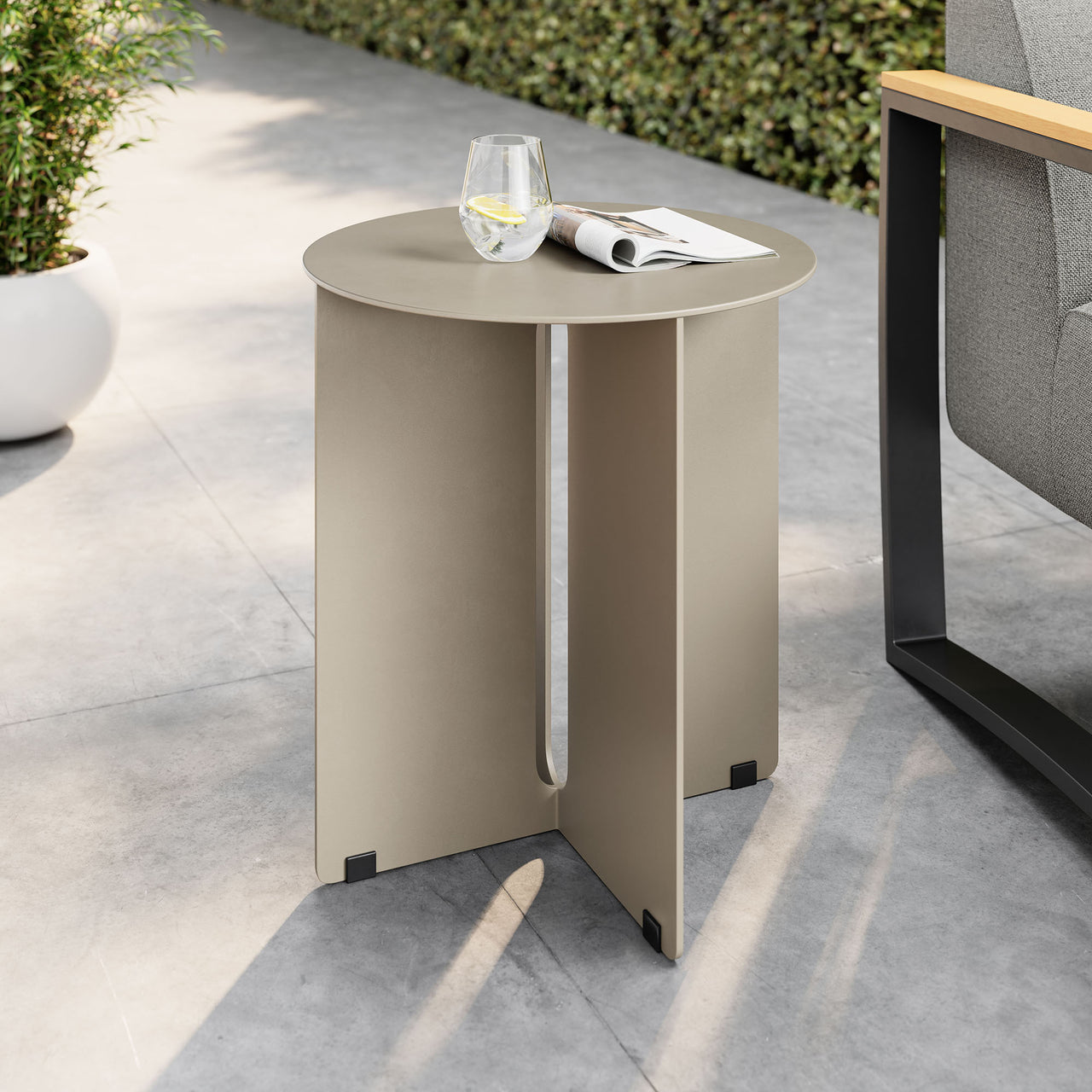 Tharielle Alfresco Side Table, Sand