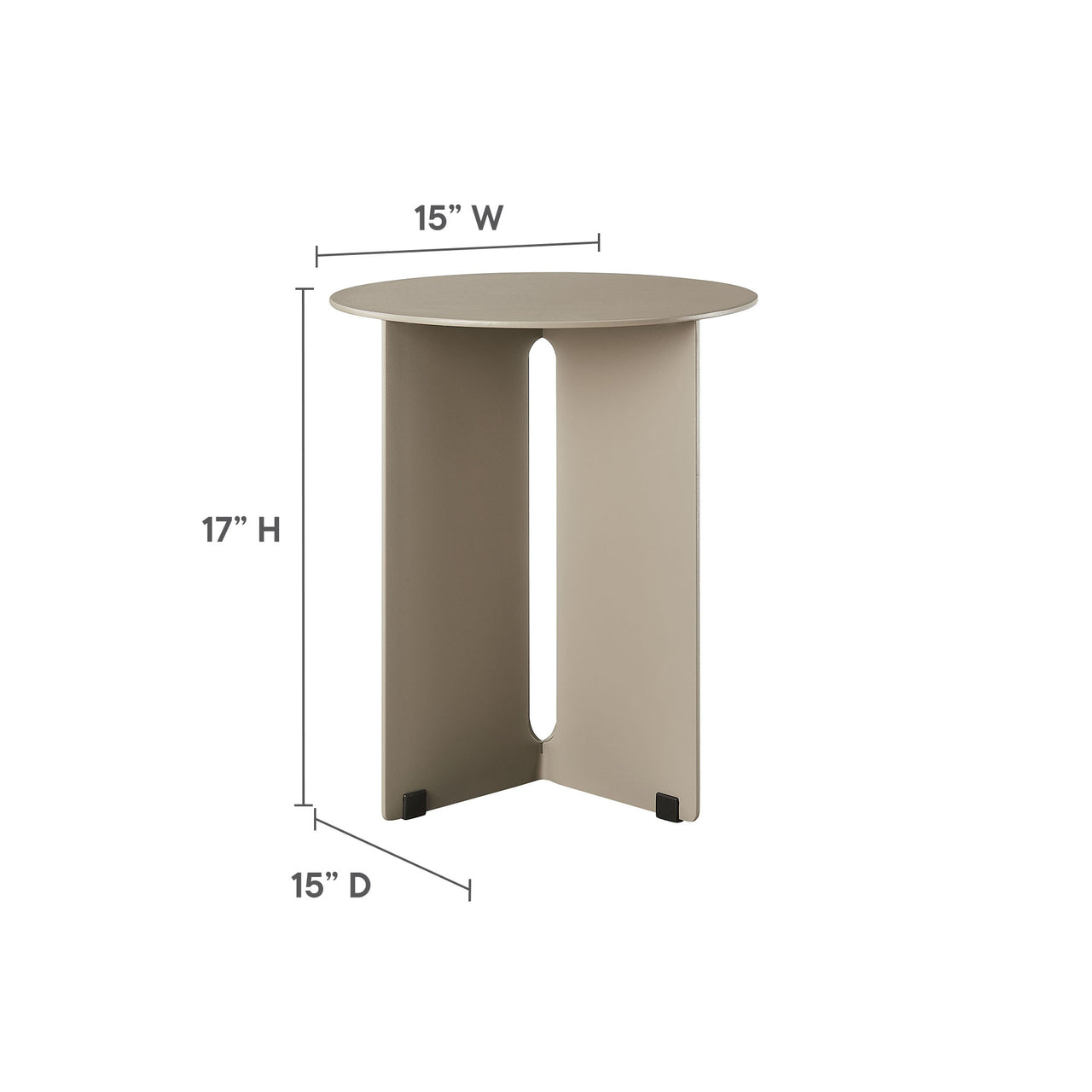 Tharielle Alfresco Side Table, Sand