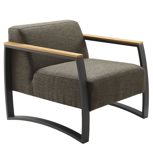 Evionne Alfresco Accent Chair, Charcoal & Gray