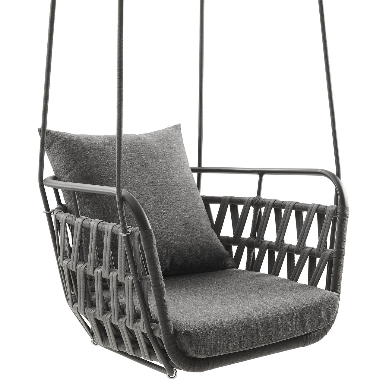 Marindrel Swing Chair, Charcoal