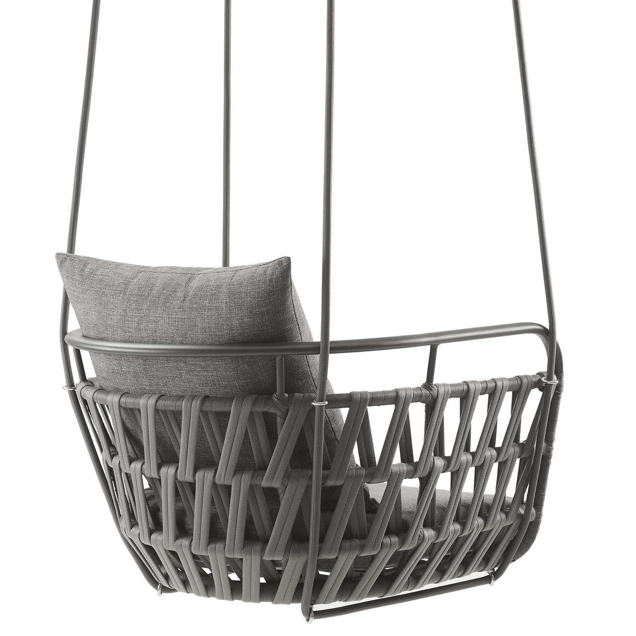 Marindrel Swing Chair, Charcoal