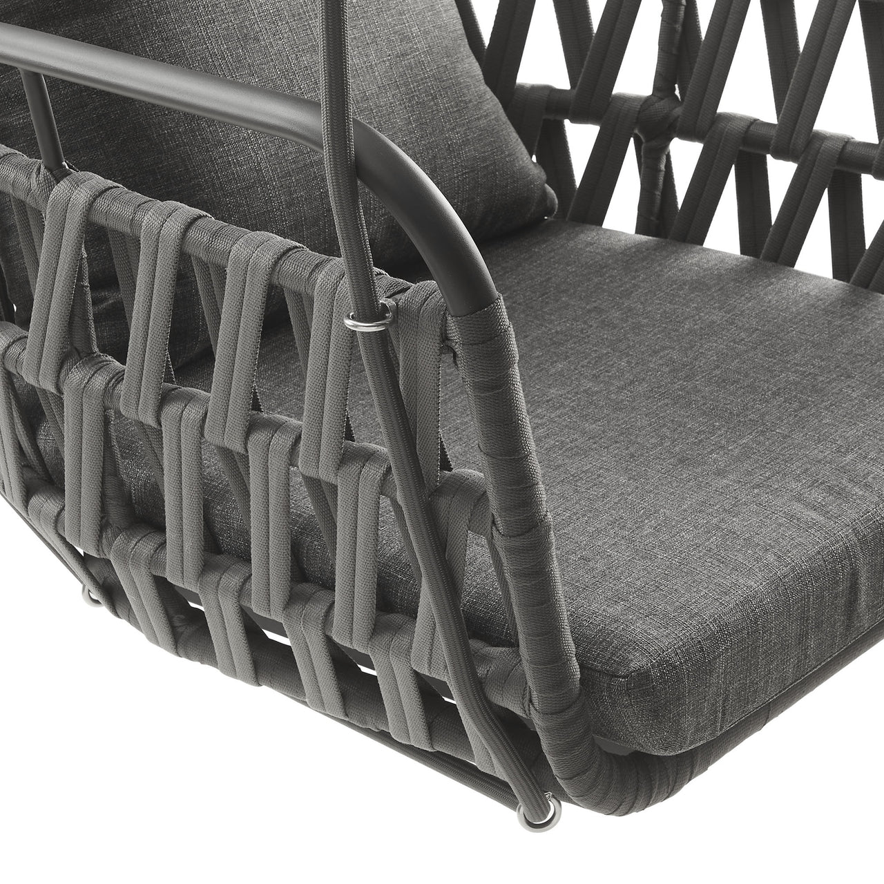 Marindrel Swing Chair, Charcoal