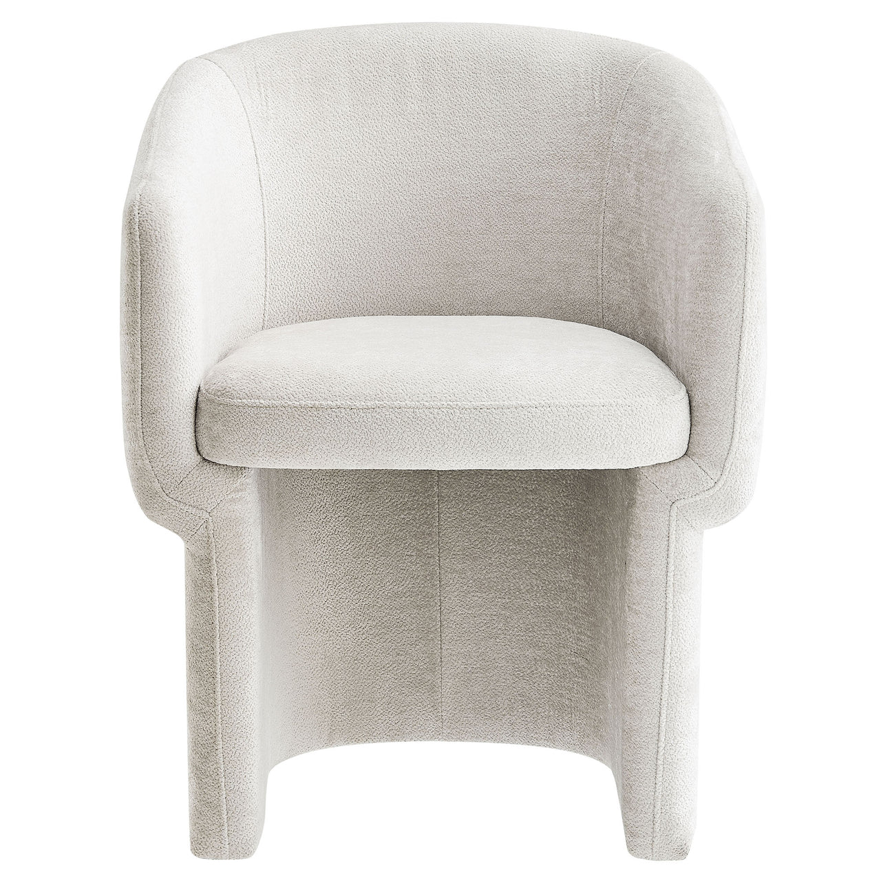 Satisfy Chenille Dining Chair, Ivory