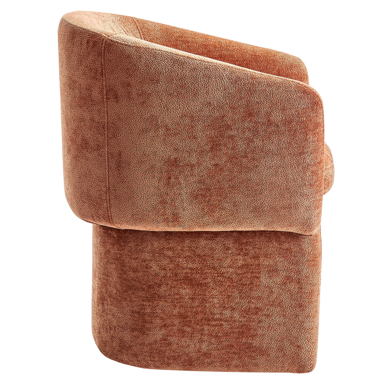 Satisfy Chenille Dining Chair, Terracotta