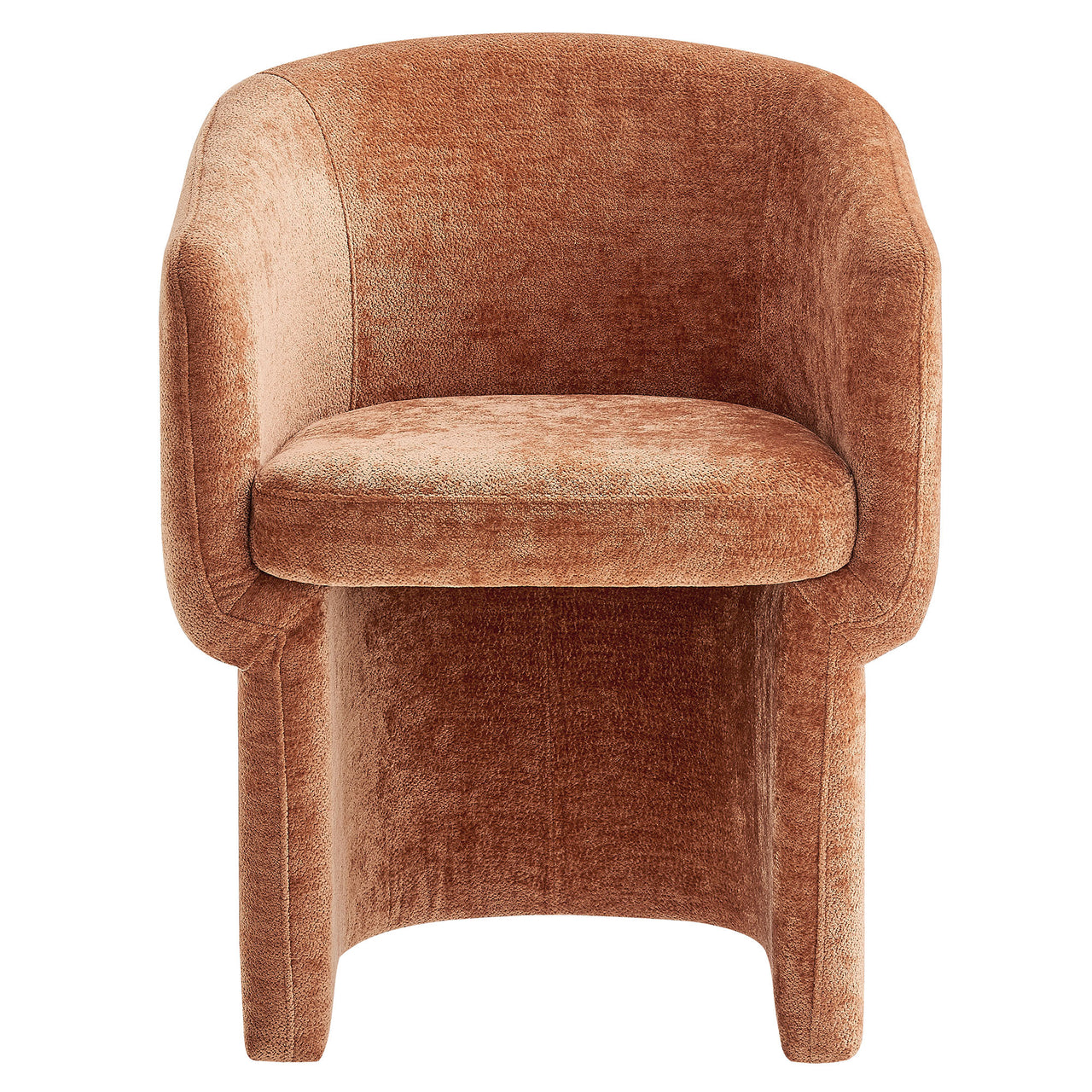 Satisfy Chenille Dining Chair, Terracotta