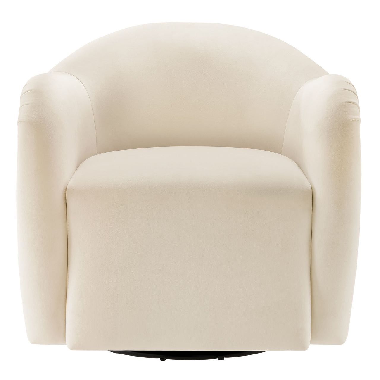 Roux Swivel Lounge Chair, Chalk