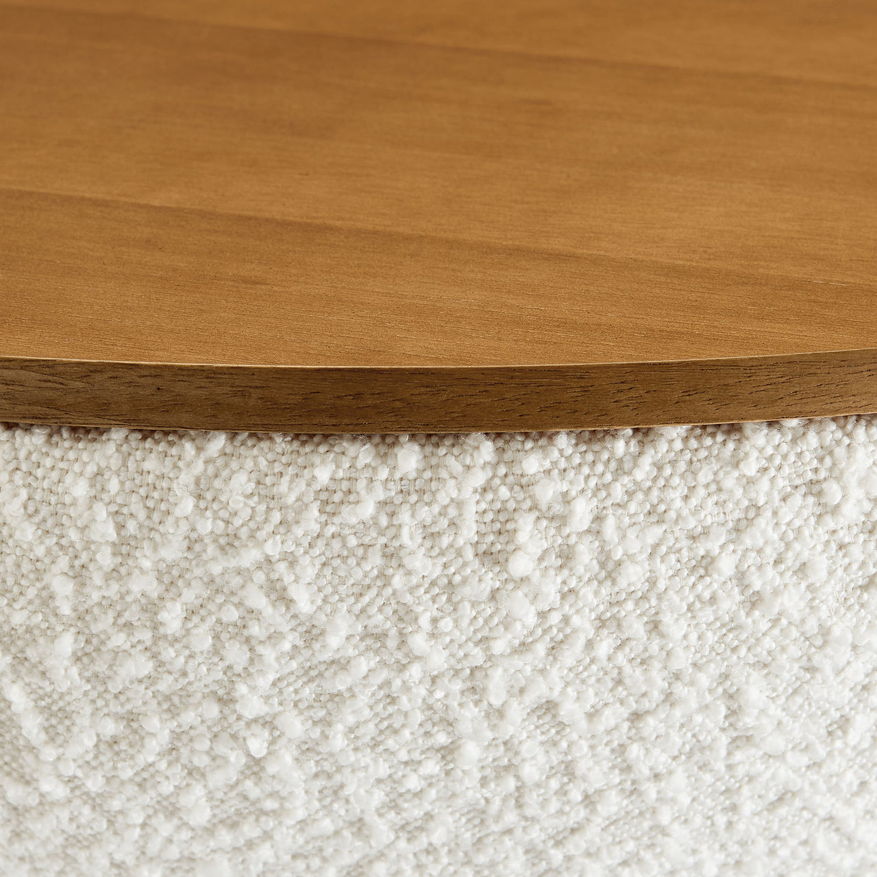 Seravyn Storage Coffee Table, Natural Wood & Ivory